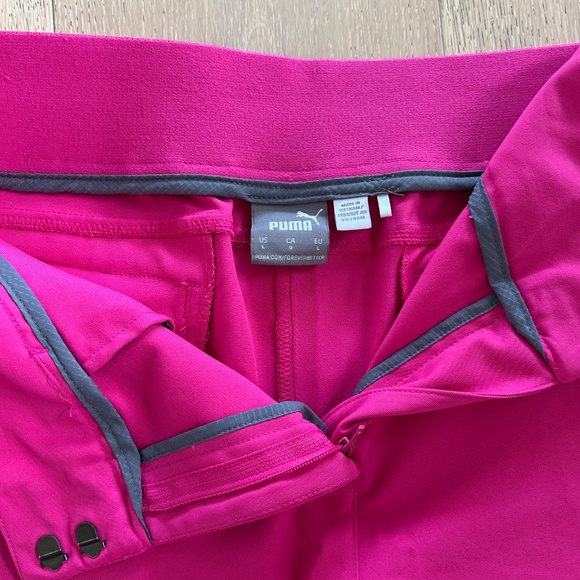 Puma Pink Golf Shorts - Picture 2 of 8